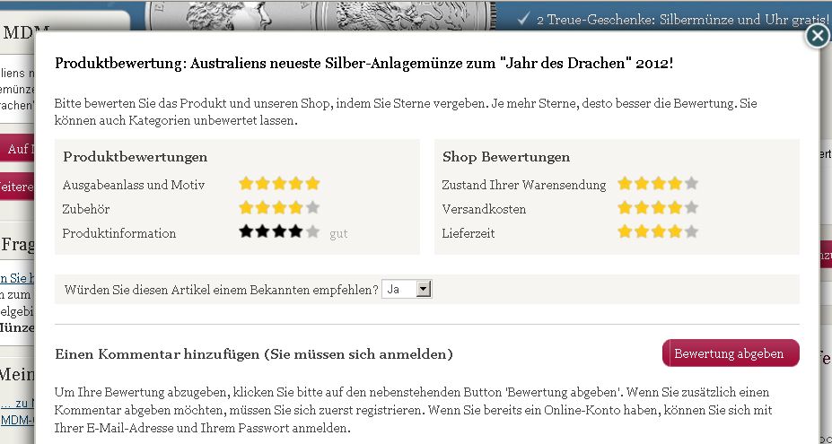 Produktbewertung